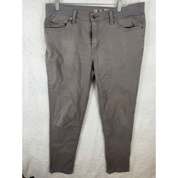 Devil-Dog Dungarees Mens 34x34 Gray Casual Pants Chinos Trousers - Picture 1 of 6